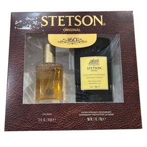 Stetson Original Mens Cologne and Deodorant 2pc Gift Set 160th Anniversary New